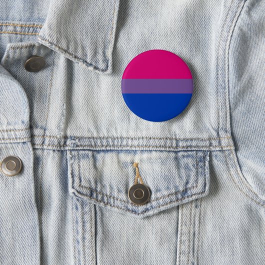 Bisexual Pride Flag Button (Beispiel)
