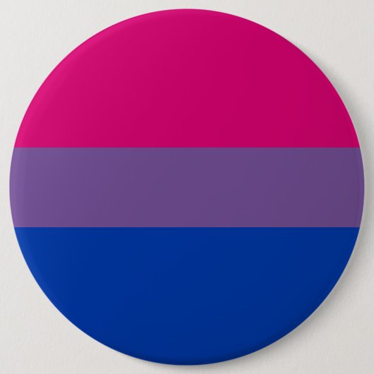 Bisexual Pride Flag Button (Vorderseite)
