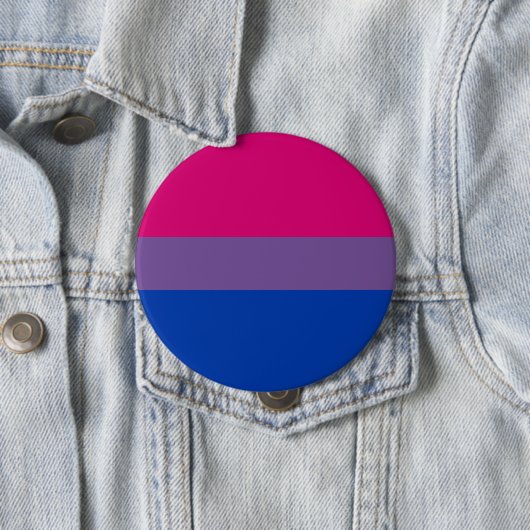 Bisexual Pride Flag Button (Beispiel)