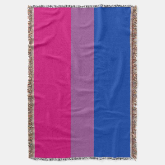 Bisexual Pride Flag Decke (Vorderseite Vertikal)
