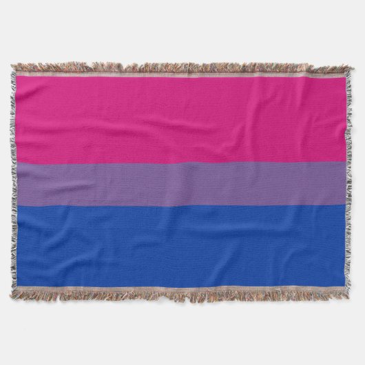 Bisexual Pride Flag Decke (Vorderseite)