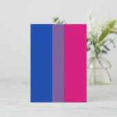 Bisexual Pride Flag Feiertagskarte (Stehend Vorderseite)