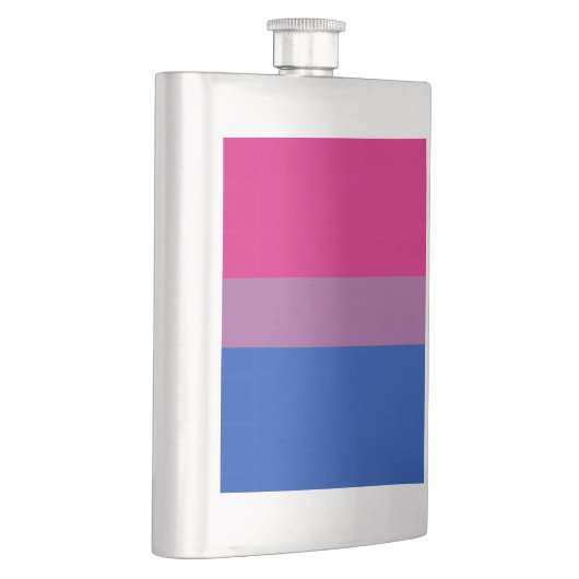 Bisexual Pride Flag Flachmann (Rechts)