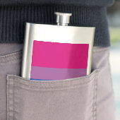 Bisexual Pride Flag Flachmann (Beispiel)