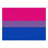 Bisexual Pride Flag Fotodruck (Vorne)