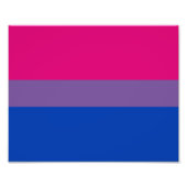 Bisexual Pride Flag Fotodruck (Vorne)
