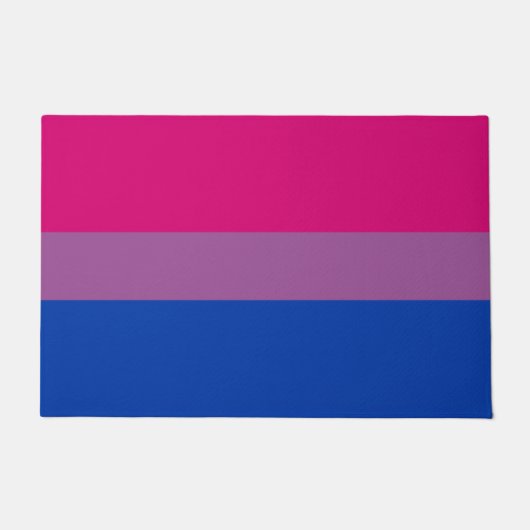 Bisexual Pride Flag Fußmatte (Vorderseite)