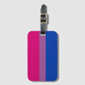 Bisexual Pride Flag Gepäckanhänger (Vorderseite Vertikal)