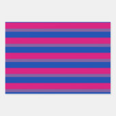 Bisexual Pride Flag Geschenkpapier Set (Vorderseite 2)
