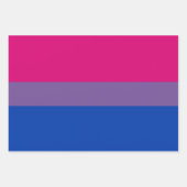 Bisexual Pride Flag Geschenkpapier Set (Vorderseite)