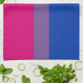 Bisexual Pride Flag Geschirrtuch (Gefaltet)