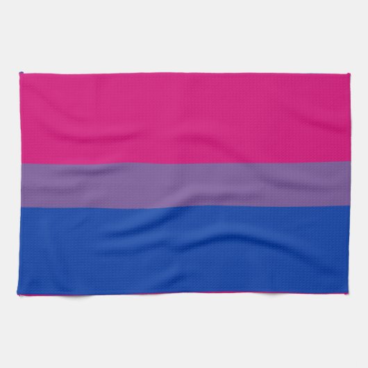 Bisexual Pride Flag Geschirrtuch (Horizontal)