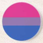 Bisexual Pride Flag Getränkeuntersetzer (Vorne)