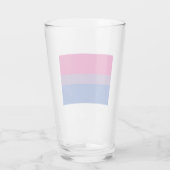Bisexual Pride Flag Glas (Rückseite)