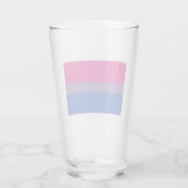 Bisexual Pride Flag Glas (Rückseite)