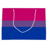 Bisexual Pride Flag Große Geschenktüte (Vorderseite)