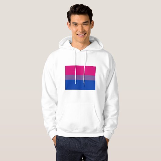 Bisexual Pride Flag Hoodie (Vorne ganz)