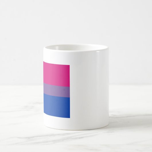 Bisexual Pride Flag Kaffeetasse (Mittel)