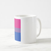 Bisexual Pride Flag Kaffeetasse (VorderseiteRechts)