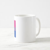 Bisexual Pride Flag Kaffeetasse (VorderseiteRechts)
