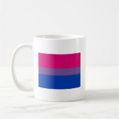 Bisexual Pride Flag Kaffeetasse (Links)