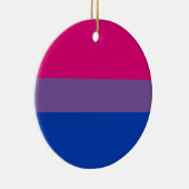 Bisexual Pride Flag Keramik Ornament (Rechts)