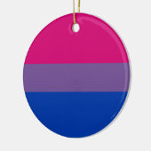 Bisexual Pride Flag Keramik Ornament (Links)
