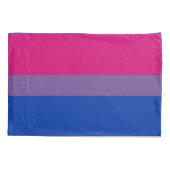 Bisexual Pride Flag Kissenbezug (Rückseite-Links)