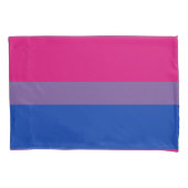 Bisexual Pride Flag Kissenbezug (Vorderseite-Links)