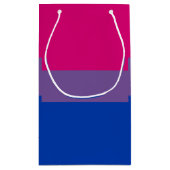 Bisexual Pride Flag Kleine Geschenktüte (Rückseite)