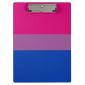 Bisexual Pride Flag Klemmbrett (Vorderseite)