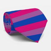 Bisexual Pride Flag Krawatte (Gerollt)