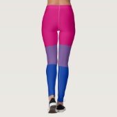Bisexual Pride Flag Leggings (Rückseite)