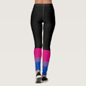Bisexual Pride Flag Leggings (Rückseite)