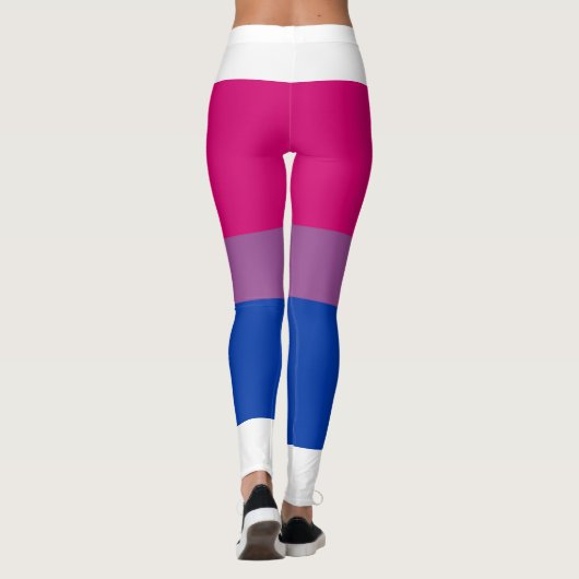Bisexual Pride Flag Leggings (Rückseite)