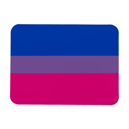 Bisexual Pride Flag Magnet (Horizontal)