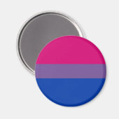 Bisexual Pride Flag Magnet (Vorderseite/Rückseite)
