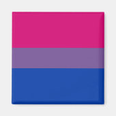 Bisexual Pride Flag Magnet (Vorne)