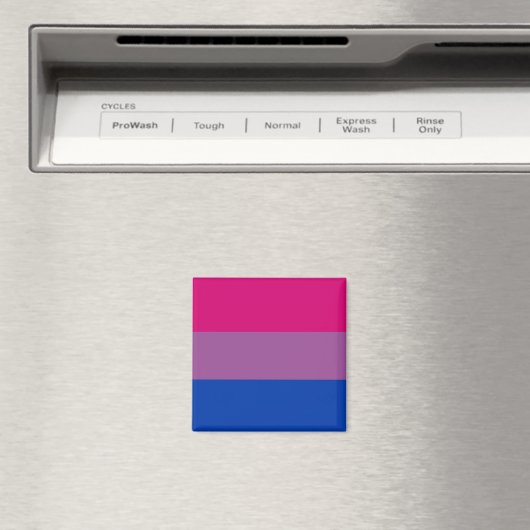 Bisexual Pride Flag Magnet (In Situ (Geschirrspüler))