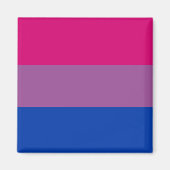 Bisexual Pride Flag Magnet (Vorne)