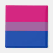 Bisexual Pride Flag Magnet (Vorne)