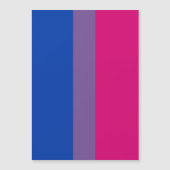 Bisexual Pride Flag Magneteinladung (Vorderseite)