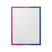 Bisexual Pride Flag Notizblock (Rotiert)