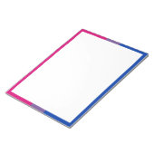 Bisexual Pride Flag Notizblock (angewinkelt)