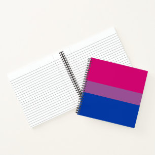 Bisexual Pride Flag Notizblock