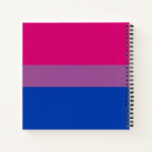 Bisexual Pride Flag Notizblock (Rückseite)