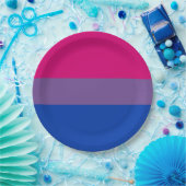 Bisexual Pride Flag Pappteller (Party)
