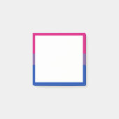 Bisexual Pride Flag Post-it Klebezettel (Vorderseite)