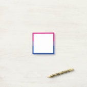 Bisexual Pride Flag Post-it Klebezettel (Auf Schreibtisch)