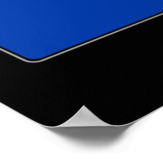 Bisexual Pride Flag Poster (Ecke)